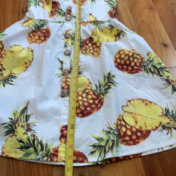 Anthropology size s pineapple  tropical dress - Picture 12 of 12